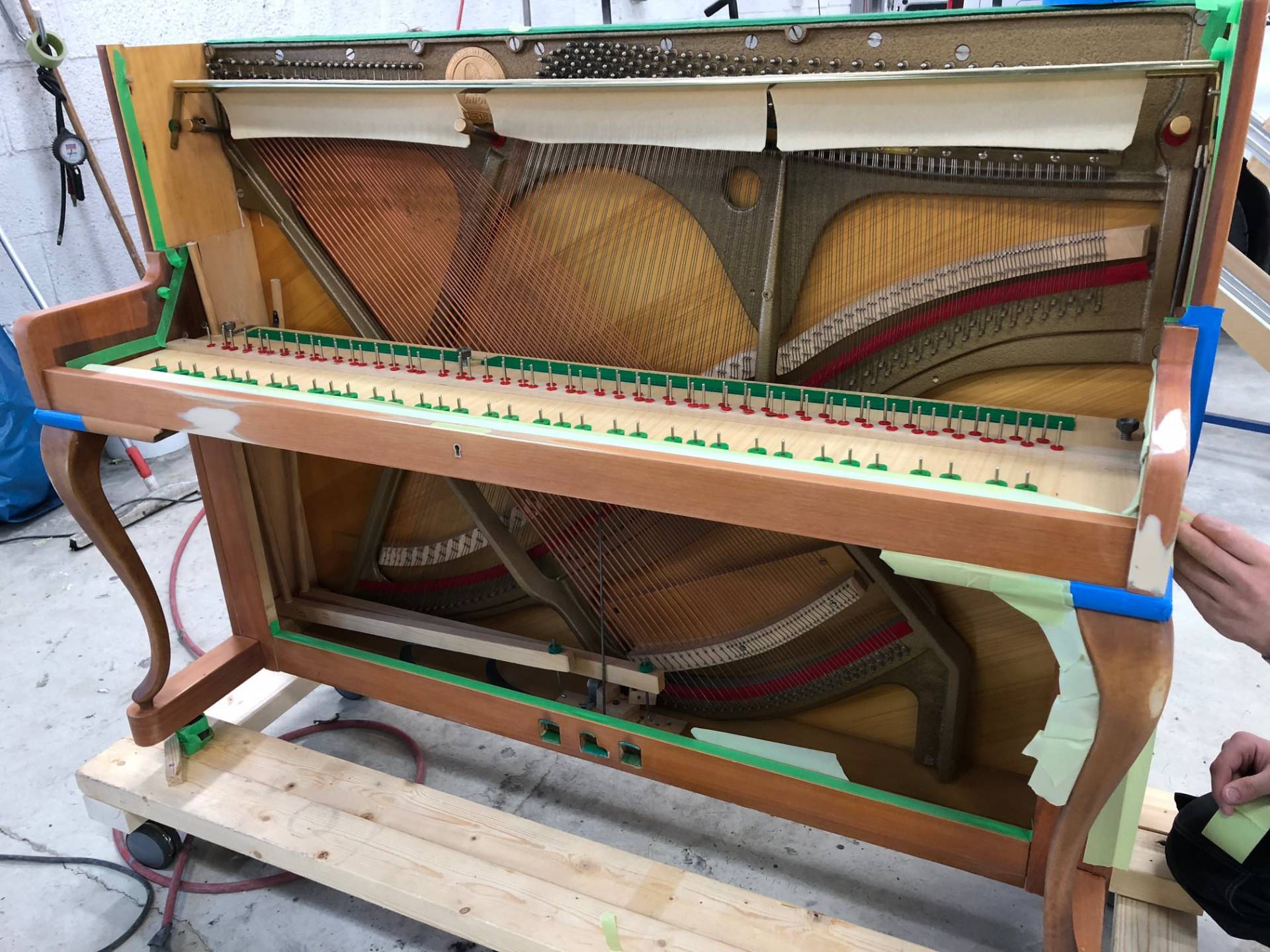 Piano lakkert hos Karlsens Billakkering